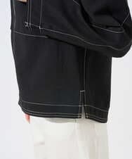 PZJGD12360 GEORGES RECH(ジョルジュ・レッシュ)  [セットアップ対応]ノーカラージップジャケット ブラック