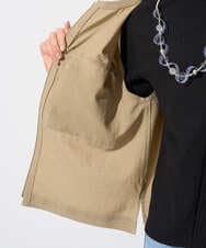 PZJGD12360 GEORGES RECH(ジョルジュ・レッシュ)  [セットアップ対応]ノーカラージップジャケット ブラック