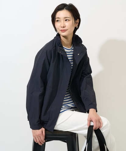 PZJGE35450 GEORGES RECH グログランショートマウンテンパーカー