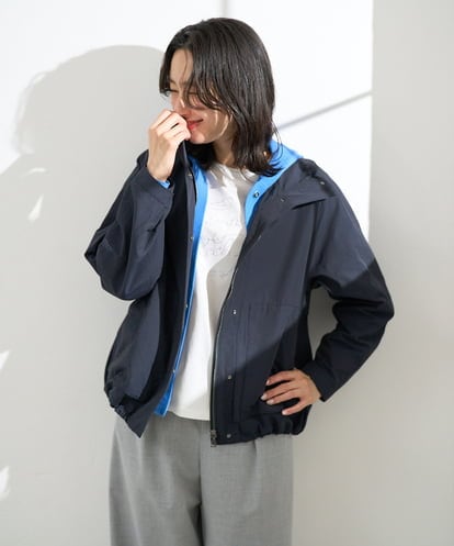 PZJGE35450 GEORGES RECH グログランショートマウンテンパーカー