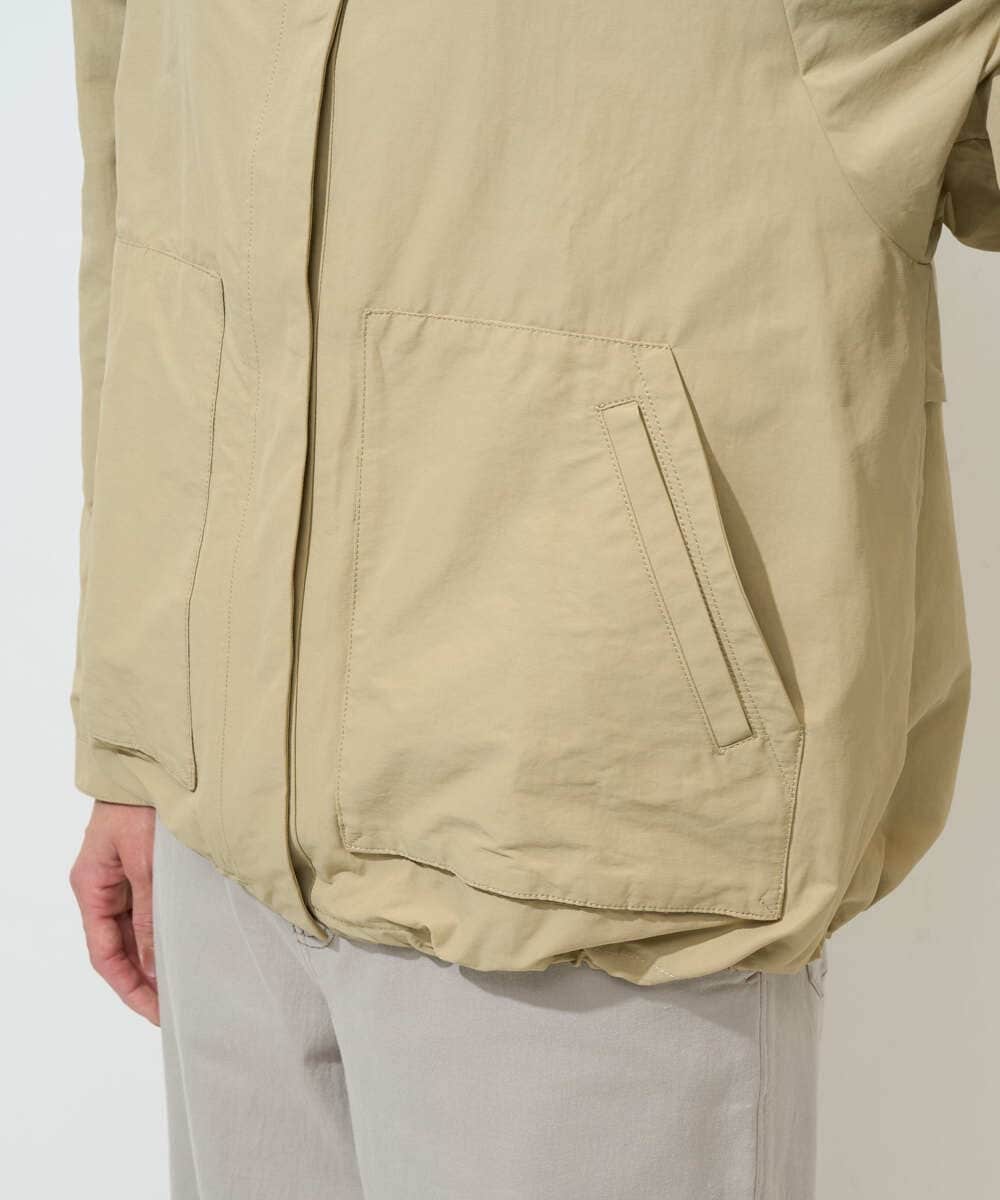 PZJGE35450 GEORGES RECH(ジョルジュ・レッシュ) グログランショートマウンテンパーカー ベージュ