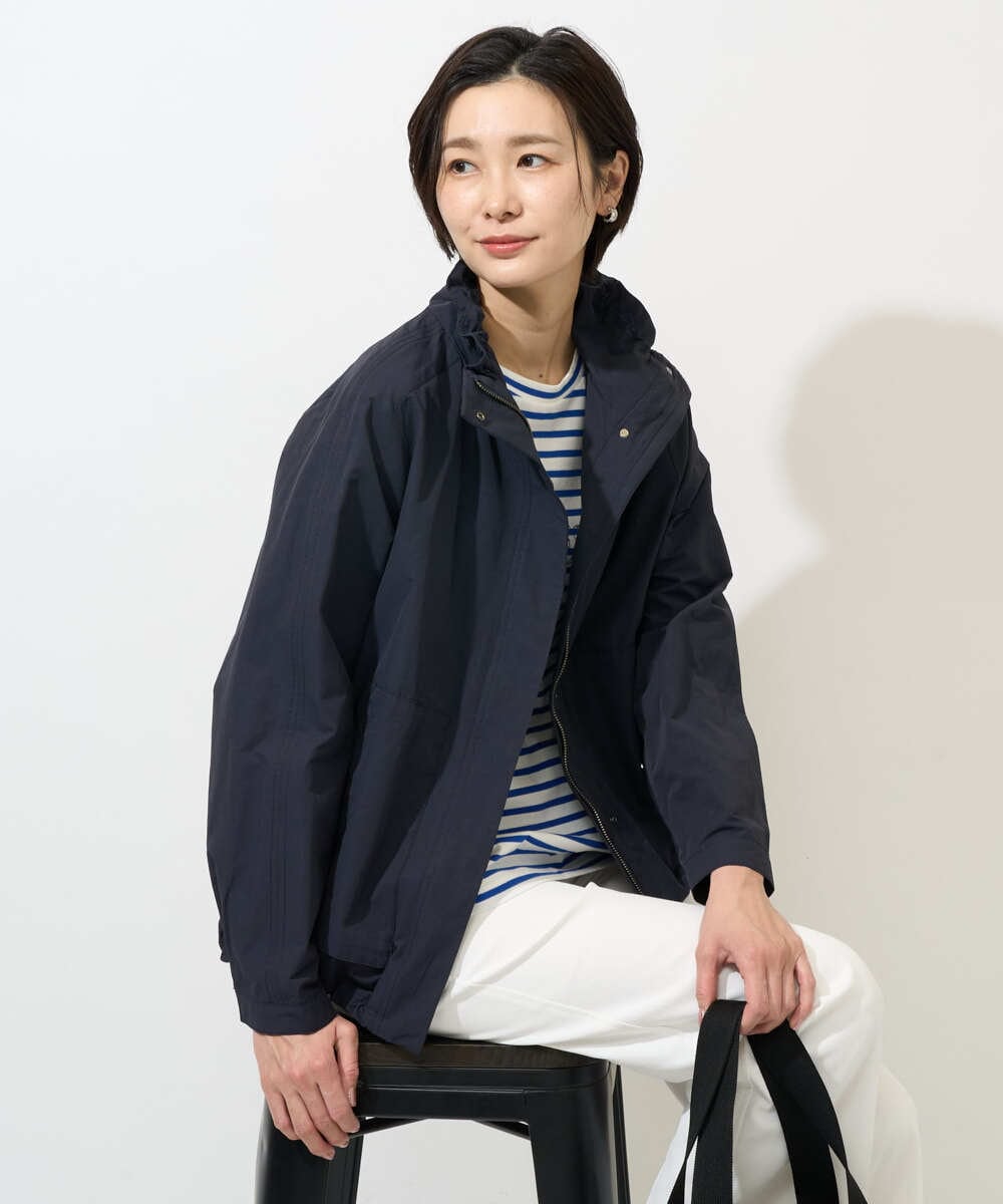 PZJGE35450 GEORGES RECH(ジョルジュ・レッシュ) グログランショートマウンテンパーカー ベージュ