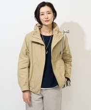 PZJGE35450 GEORGES RECH(ジョルジュ・レッシュ) グログランショートマウンテンパーカー ベージュ