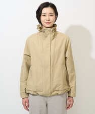 PZJGE35450 GEORGES RECH(ジョルジュ・レッシュ) グログランショートマウンテンパーカー ベージュ