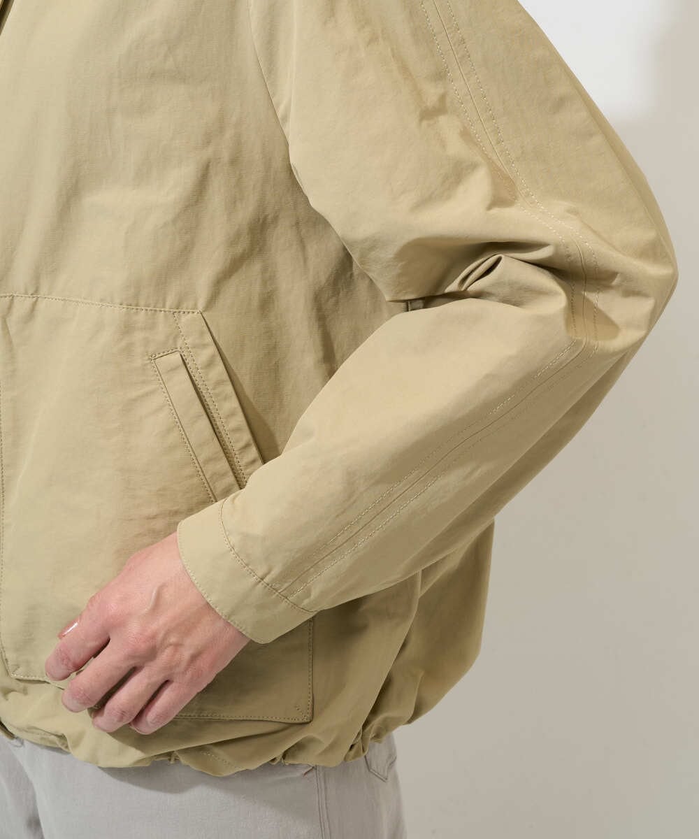 PZJGE35450 GEORGES RECH(ジョルジュ・レッシュ) グログランショートマウンテンパーカー ベージュ