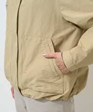 PZJGE35450 GEORGES RECH(ジョルジュ・レッシュ) グログランショートマウンテンパーカー ベージュ