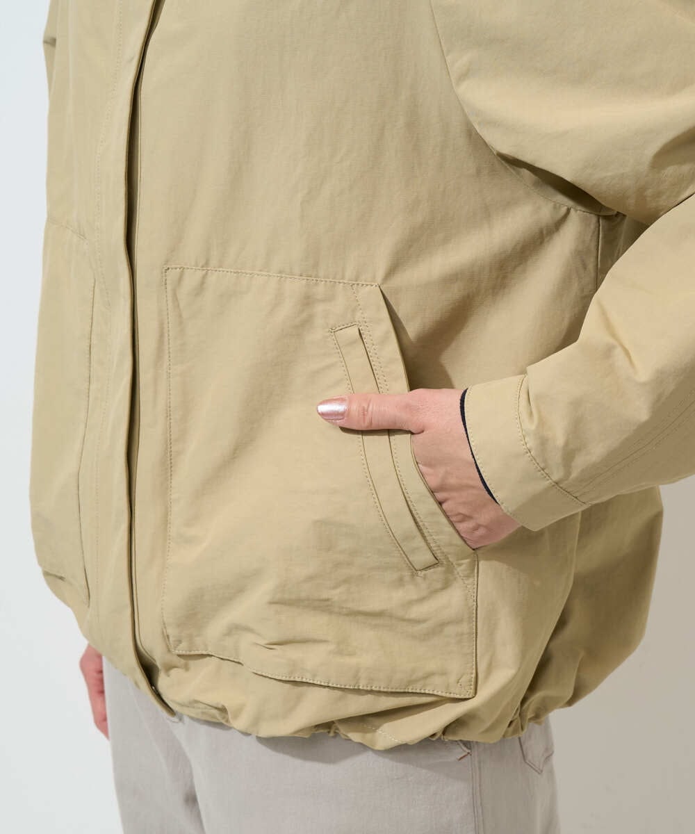 PZJGE35450 GEORGES RECH(ジョルジュ・レッシュ) グログランショートマウンテンパーカー ベージュ