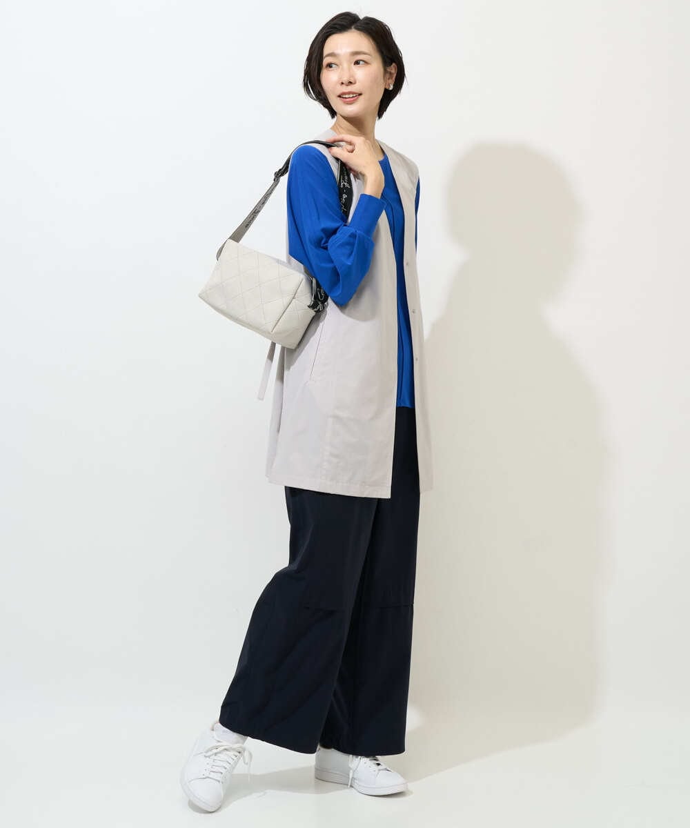 PZJGE40330 GEORGES RECH(ジョルジュ・レッシュ)  [セットアップ対応]4WAYタフタロングジレ ネイビー