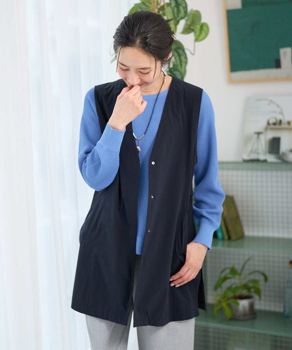 PZJGE40330 GEORGES RECH  [セットアップ対応]4WAYタフタロングジレ