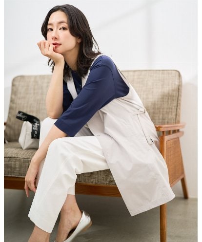 PZJGE40330 GEORGES RECH  [セットアップ対応]4WAYタフタロングジレ