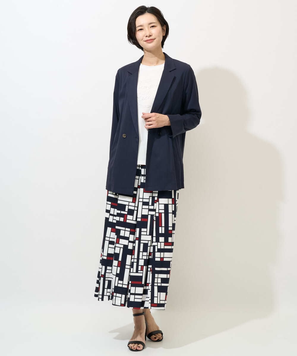 PZJGE47390 GEORGES RECH(ジョルジュ・レッシュ) ダブルブレストテーラードジャケット ベージュ