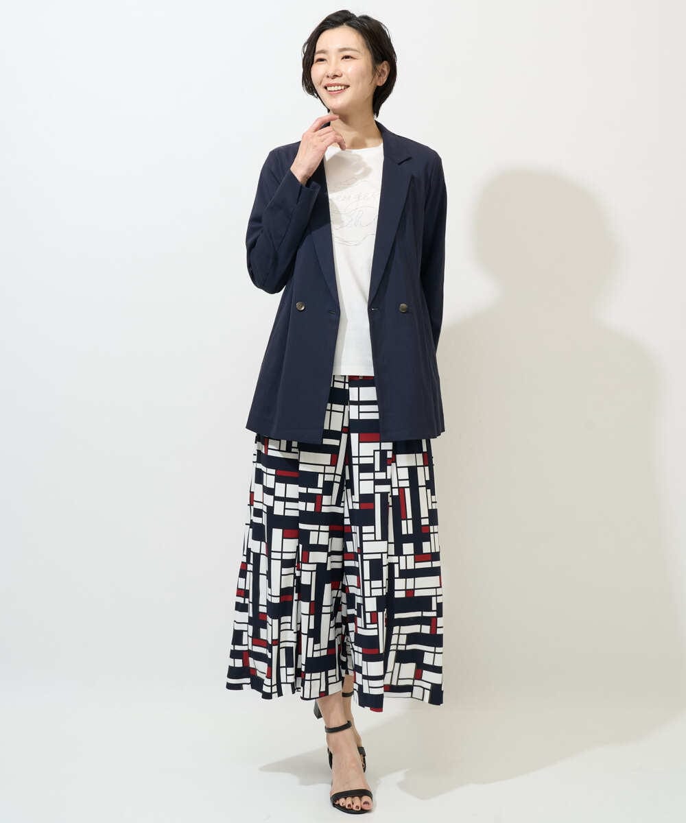 PZJGE47390 GEORGES RECH(ジョルジュ・レッシュ) ダブルブレストテーラードジャケット ベージュ