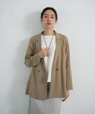 PZJGE47390 GEORGES RECH(ジョルジュ・レッシュ) ダブルブレストテーラードジャケット ベージュ