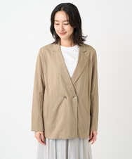 PZJGE47390 GEORGES RECH(ジョルジュ・レッシュ) ダブルブレストテーラードジャケット ベージュ