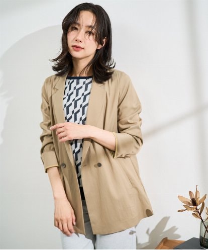 PZJGE47390 GEORGES RECH ダブルブレストテーラードジャケット