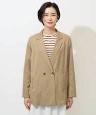 PZJGE47390 GEORGES RECH(ジョルジュ・レッシュ) ダブルブレストテーラードジャケット ベージュ