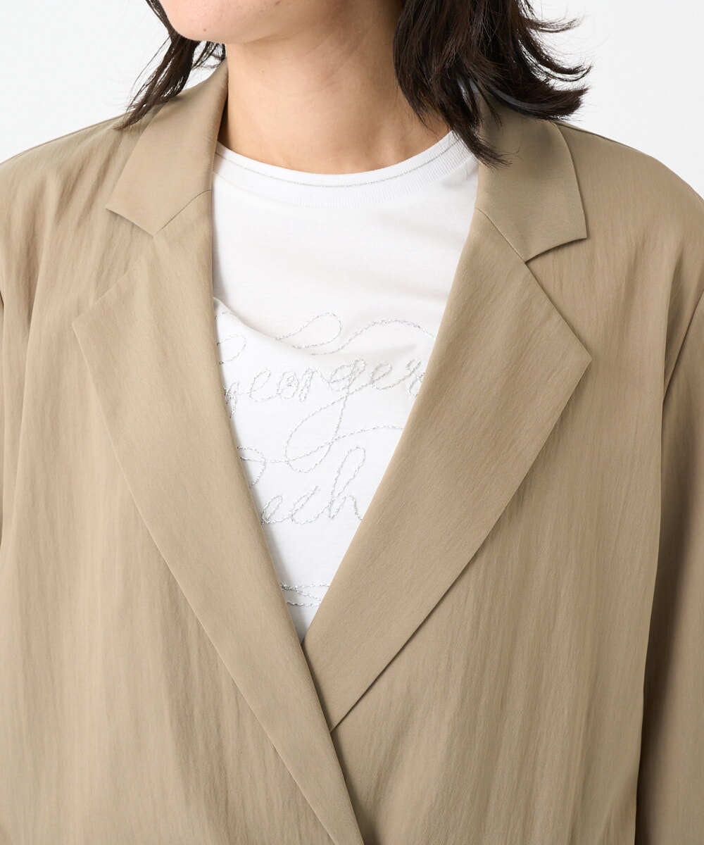 PZJGE47390 GEORGES RECH(ジョルジュ・レッシュ) ダブルブレストテーラードジャケット ベージュ