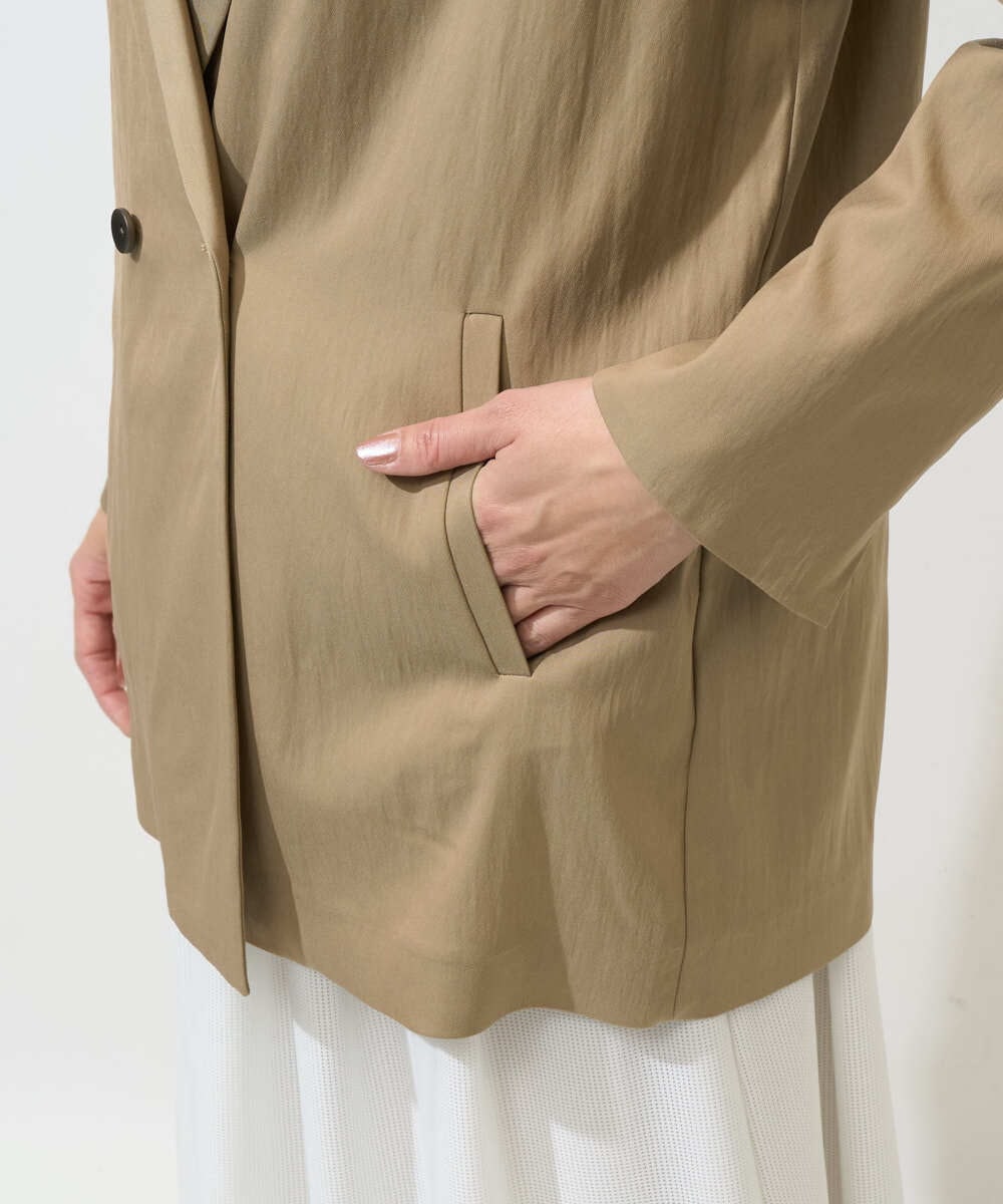 PZJGE47390 GEORGES RECH(ジョルジュ・レッシュ) ダブルブレストテーラードジャケット ベージュ