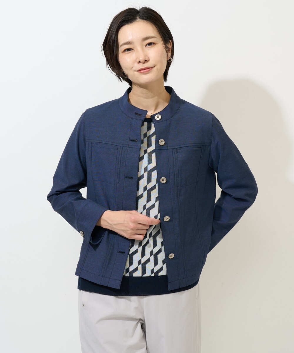 PZJGE52390 GEORGES RECH(ジョルジュ・レッシュ) シェルタリングドライオックスジャケット ネイビー