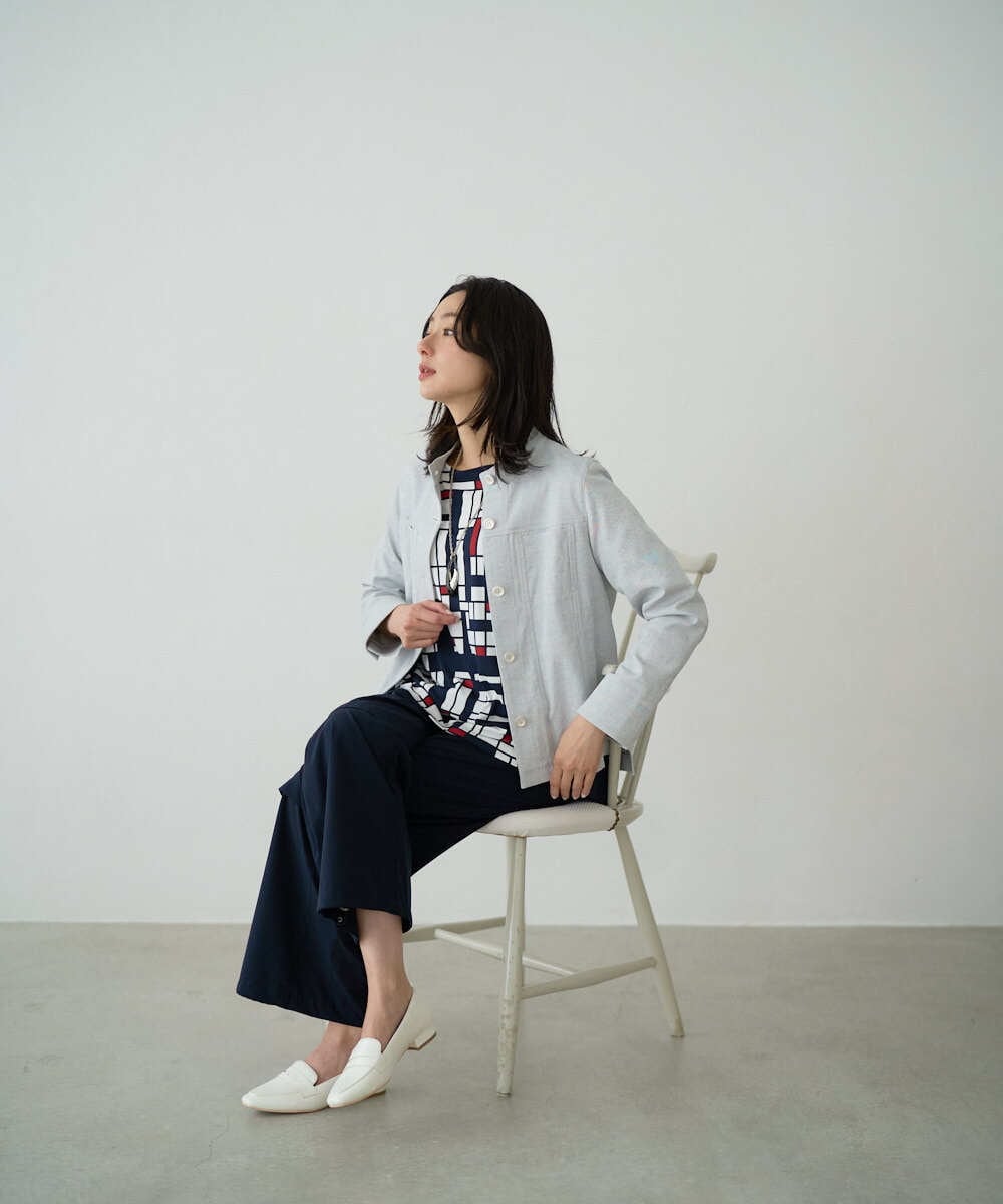 PZJGE52390 GEORGES RECH(ジョルジュ・レッシュ) シェルタリングドライオックスジャケット ライトグレー