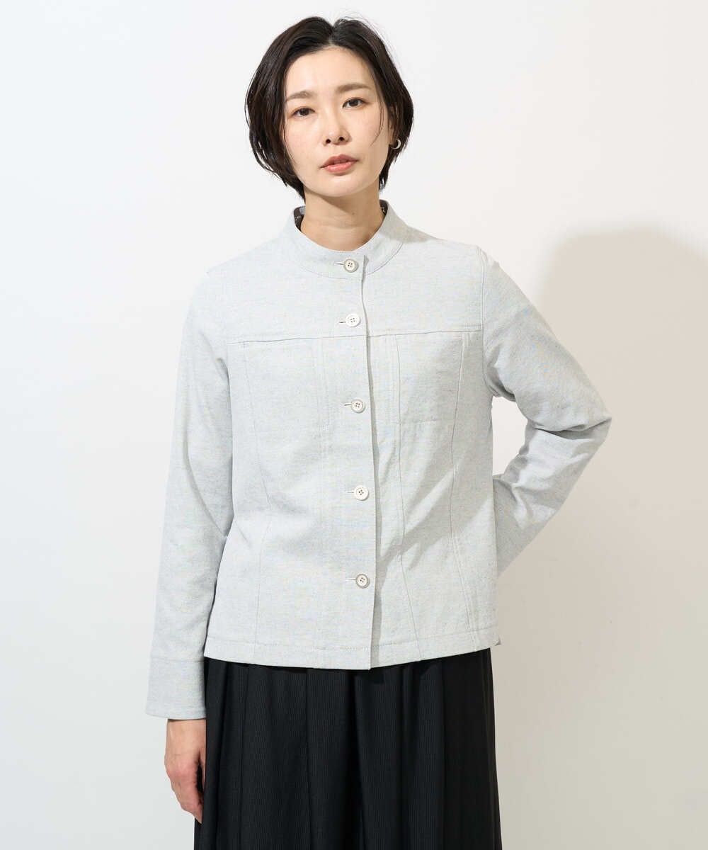 PZJGE52390 GEORGES RECH(ジョルジュ・レッシュ) シェルタリングドライオックスジャケット ライトグレー