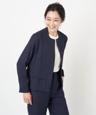PZJGS01390 GEORGES RECH(ジョルジュ・レッシュ)  [セットアップ対応]スラブボクシージャケット ライトグレー