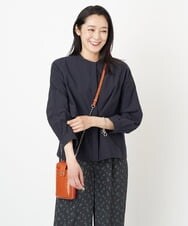 PZJGS02330 GEORGES RECH(ジョルジュ・レッシュ)  [セットアップ対応]コットンナイロンワッシャーブラウスジャケット グリーン
