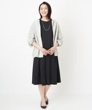 PZJGS15390 GEORGES RECH(ジョルジュ・レッシュ) ギャザースリーブタフタブルゾン ライトグレー