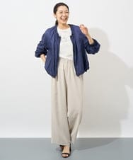 PZJGV07330 GEORGES RECH(ジョルジュ・レッシュ) ギャザーシアージャケット ネイビー