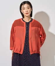 PZJHD44330 GEORGES RECH(ジョルジュ・レッシュ) メッシュコンビシアーブルゾン オレンジ