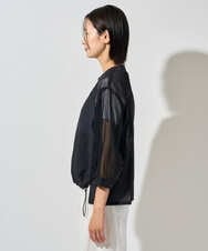 PZJHD44330 GEORGES RECH(ジョルジュ・レッシュ) メッシュコンビシアーブルゾン ネイビー