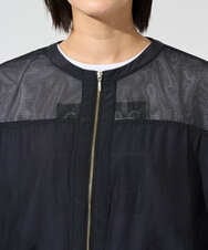 PZJHD44330 GEORGES RECH(ジョルジュ・レッシュ) メッシュコンビシアーブルゾン ネイビー