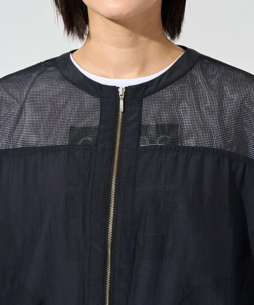 PZJHD44330 GEORGES RECH(ジョルジュ・レッシュ) メッシュコンビシアーブルゾン ネイビー
