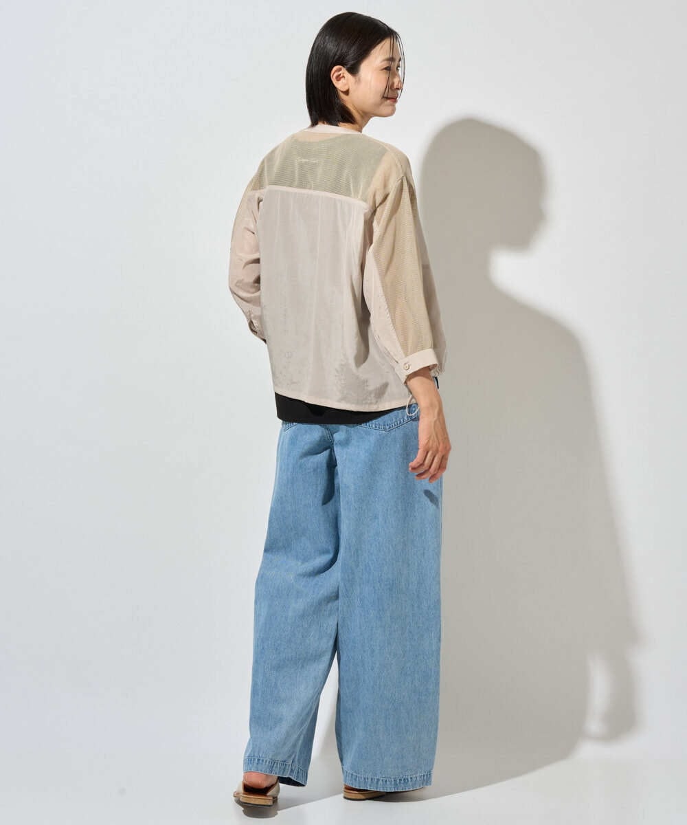 PZJHD44330 GEORGES RECH(ジョルジュ・レッシュ) メッシュコンビシアーブルゾン ネイビー