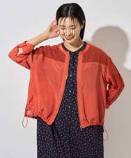 PZJHD44330 GEORGES RECH(ジョルジュ・レッシュ) メッシュコンビシアーブルゾン ネイビー