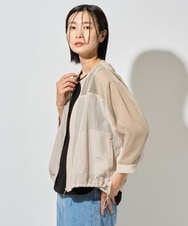 PZJHD44330 GEORGES RECH(ジョルジュ・レッシュ) メッシュコンビシアーブルゾン ベージュ