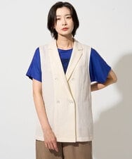 PZJHE60330 GEORGES RECH(ジョルジュ・レッシュ) ダブルブレストシアージレ アイボリー