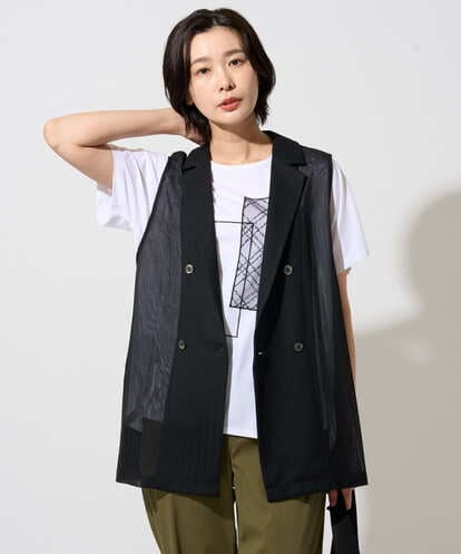 PZJHE60330 GEORGES RECH ダブルブレストシアージレ