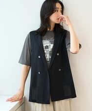 PZJHE60330 GEORGES RECH(ジョルジュ・レッシュ) ダブルブレストシアージレ ブラック