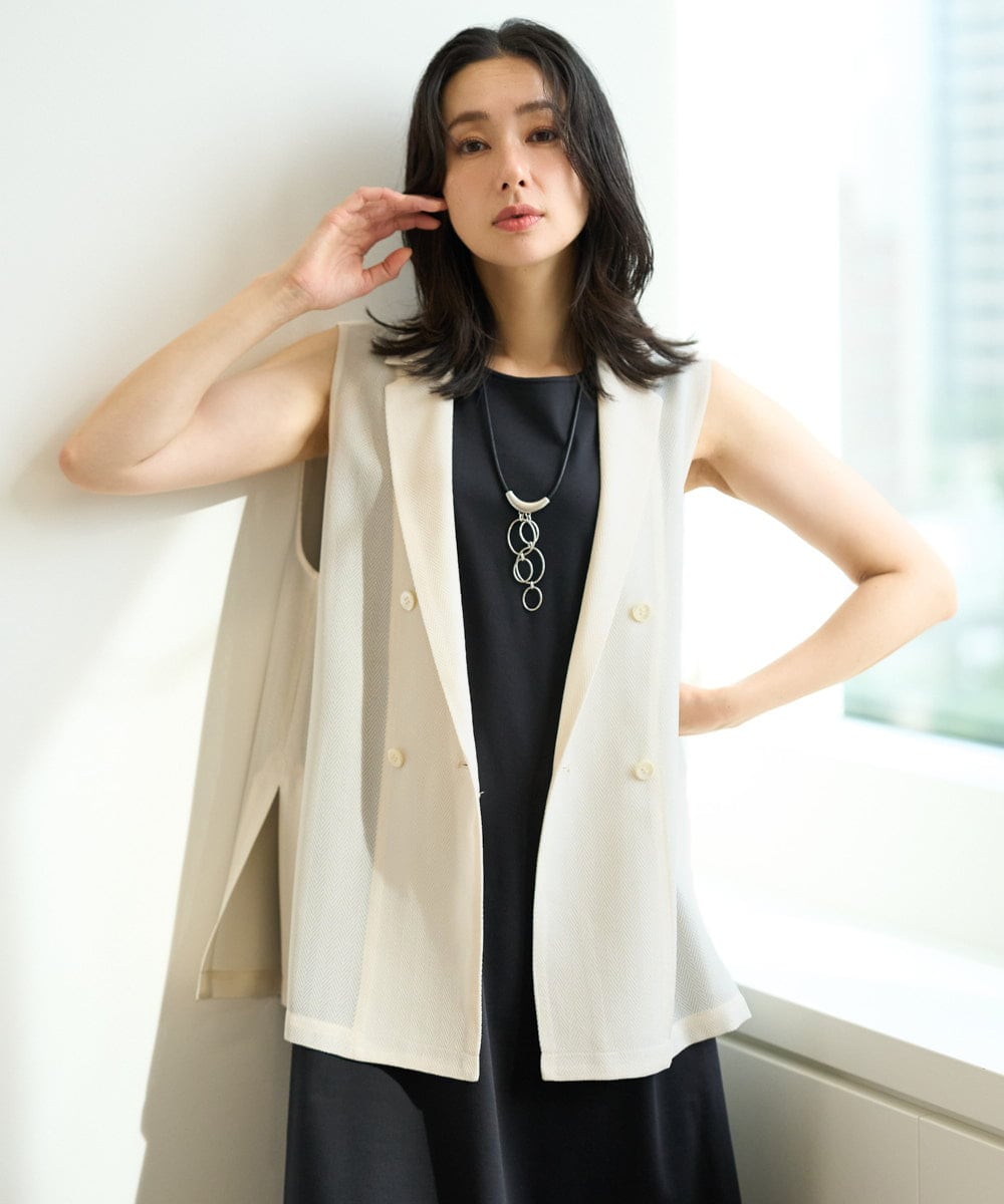 PZJHE60330 GEORGES RECH(ジョルジュ・レッシュ) ダブルブレストシアージレ ブラック