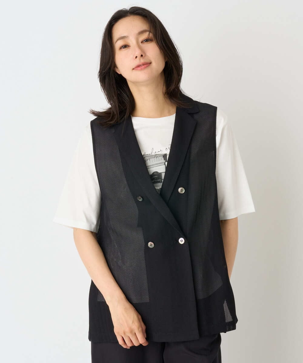 PZJHE60330 GEORGES RECH(ジョルジュ・レッシュ) ダブルブレストシアージレ ブラック