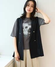 PZJHE60330 GEORGES RECH(ジョルジュ・レッシュ) ダブルブレストシアージレ ブラック