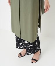 PZJHT01390 GEORGES RECH(ジョルジュ・レッシュ)  [セットアップ対応]スマッシュリネンサイドスリットジレ カーキ