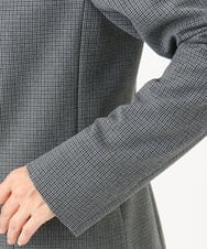 PZJJE18450 GEORGES RECH(ジョルジュ・レッシュ)  [セットアップ対応]ガングラブチェックダブルブレストジャケット グレー