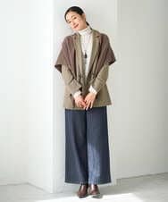 PZJJE18450 GEORGES RECH(ジョルジュ・レッシュ)  [セットアップ対応]ガングラブチェックダブルブレストジャケット グレー