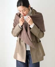 PZJJE18450 GEORGES RECH(ジョルジュ・レッシュ)  [セットアップ対応]ガングラブチェックダブルブレストジャケット グレー