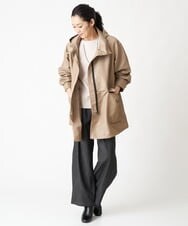 PZJJS41450 GEORGES RECH(ジョルジュ・レッシュ) シャンブレーメモリータフタマウンテンパーカー ベージュ