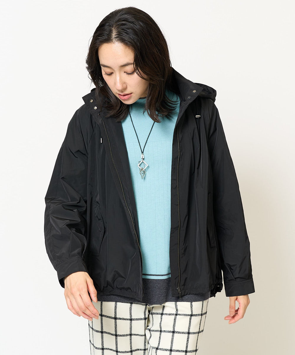 PZJJV24450 GEORGES RECH(ジョルジュ・レッシュ) シャイニータフタジャケット ブラック