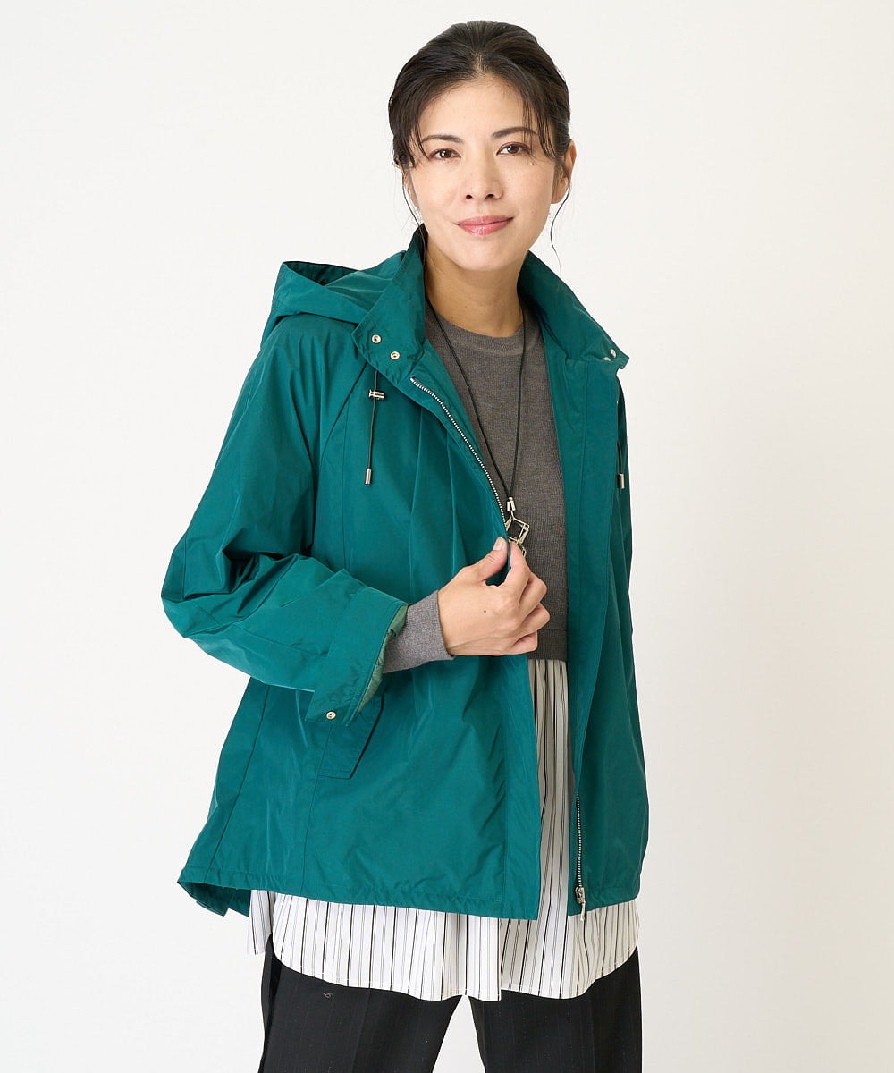 PZJJV24450 GEORGES RECH(ジョルジュ・レッシュ) シャイニータフタジャケット ブラック