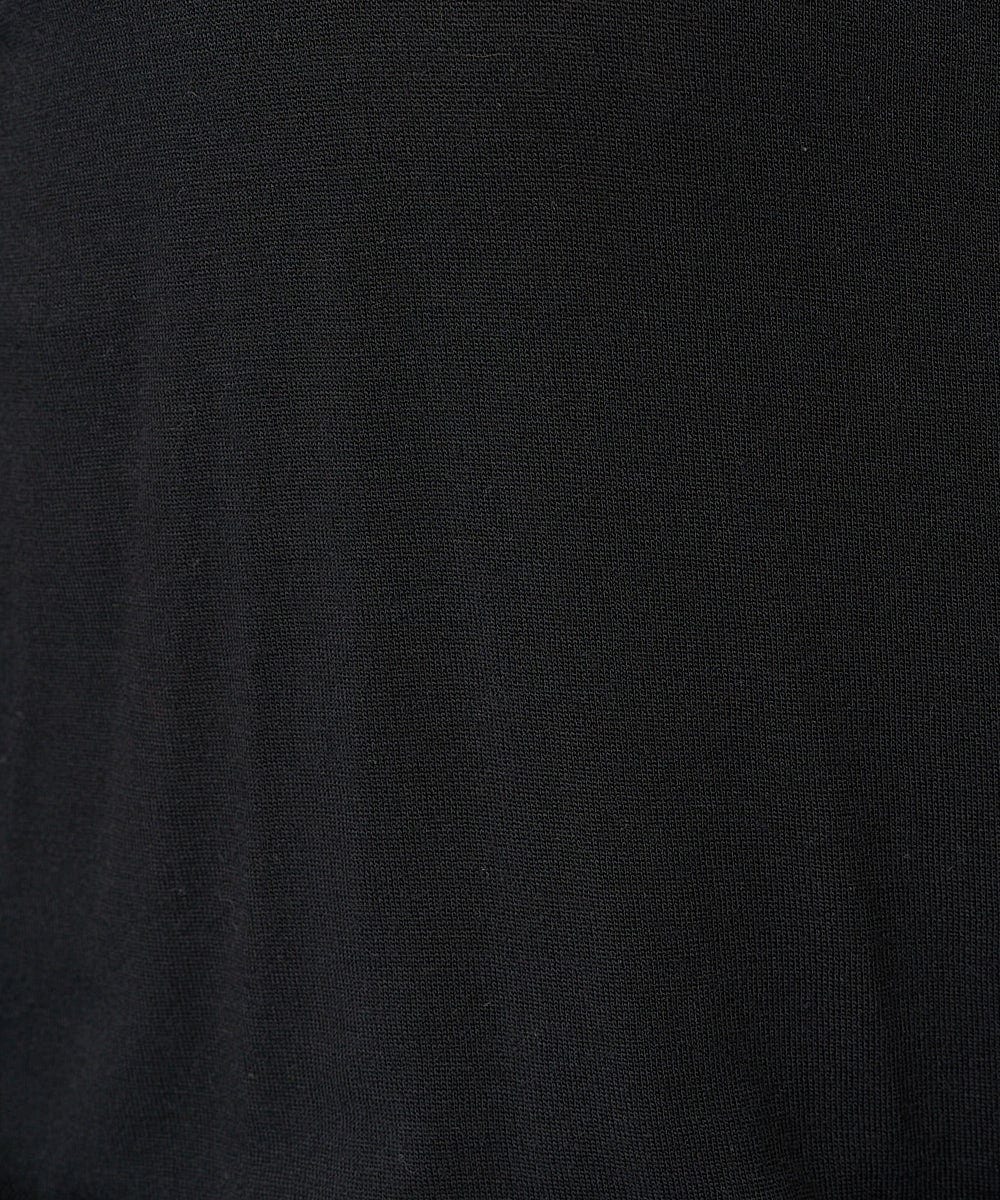 PZKAB13150 GEORGES RECH(ジョルジュ・レッシュ) カシミヤ混ボトルネックジャージーカットソー ネイビー